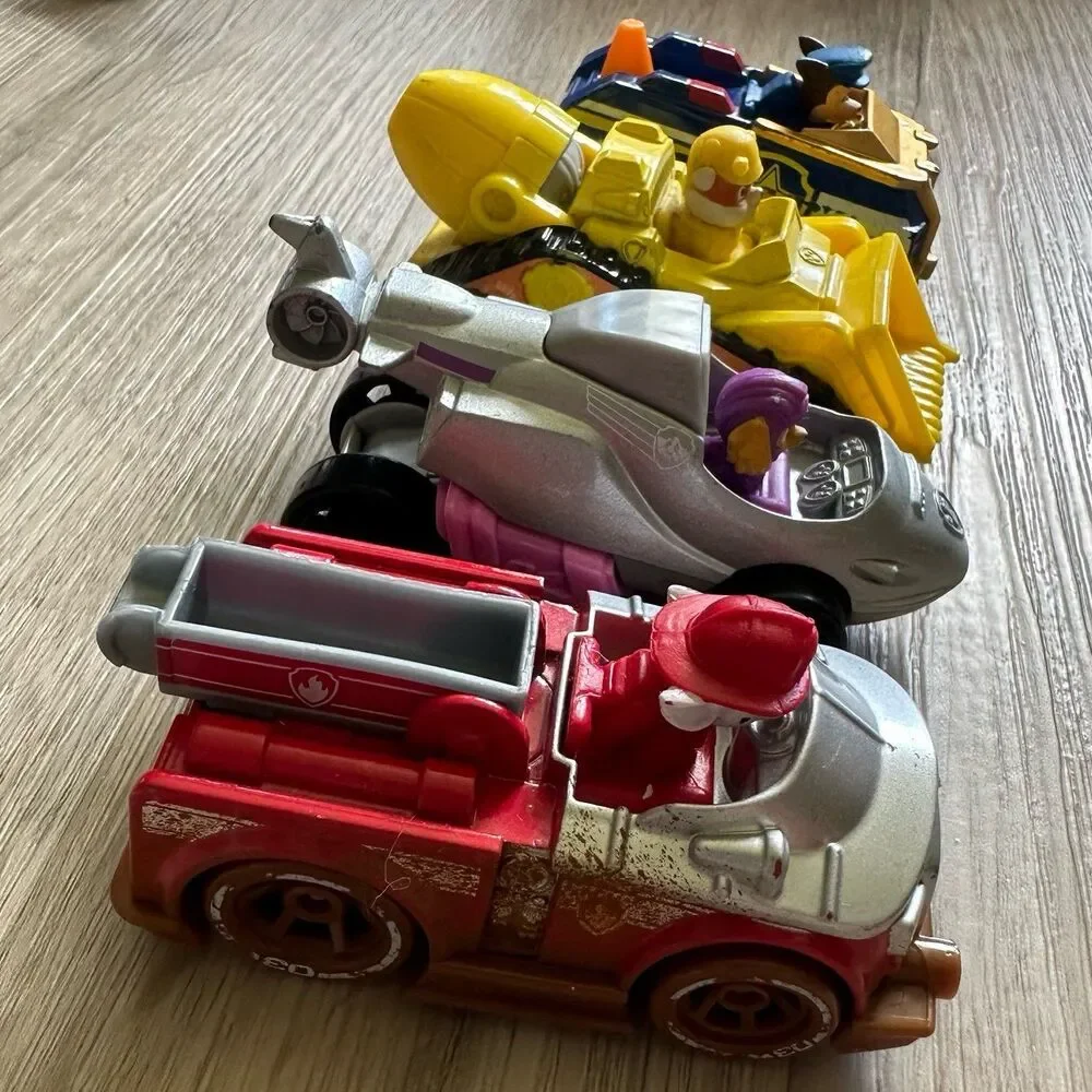 Paw Patrol Small Play Vehicles Matchbox Hot Wheels - Marshall Skye Rubble Chase